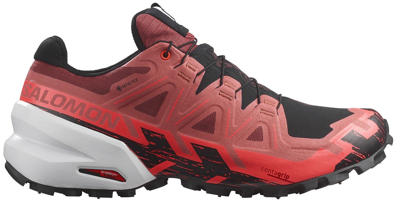 Salomon Кроссовки Salomon Spikecross 6 Gtx Cow Hide/Black/Coral