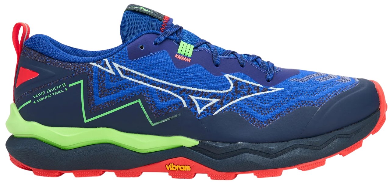 Mizuno Кроссовки мужские Mizuno Wave Daichi 9 Reflex Blue C/White/Green Geck