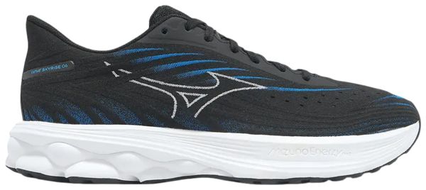 Mizuno Кроссовки мужские Mizuno Wave Skyrise 6 Black/White/Blue Pace