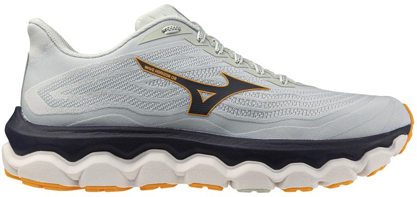 Mizuno Кроссовки мужские Mizuno Wave Horizon 8 Mercury/Baritone Blue/Tangelo
