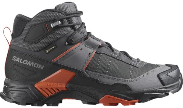 Salomon Кроссовки мужские Salomon X Ultra 5 Mid Gtx Asphalt/Castlerock/Burnt Ochre