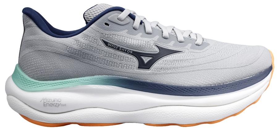 Mizuno Кроссовки мужские Mizuno Wave Sky 9 Harbor Mist/Dress Blues/Ice Gr