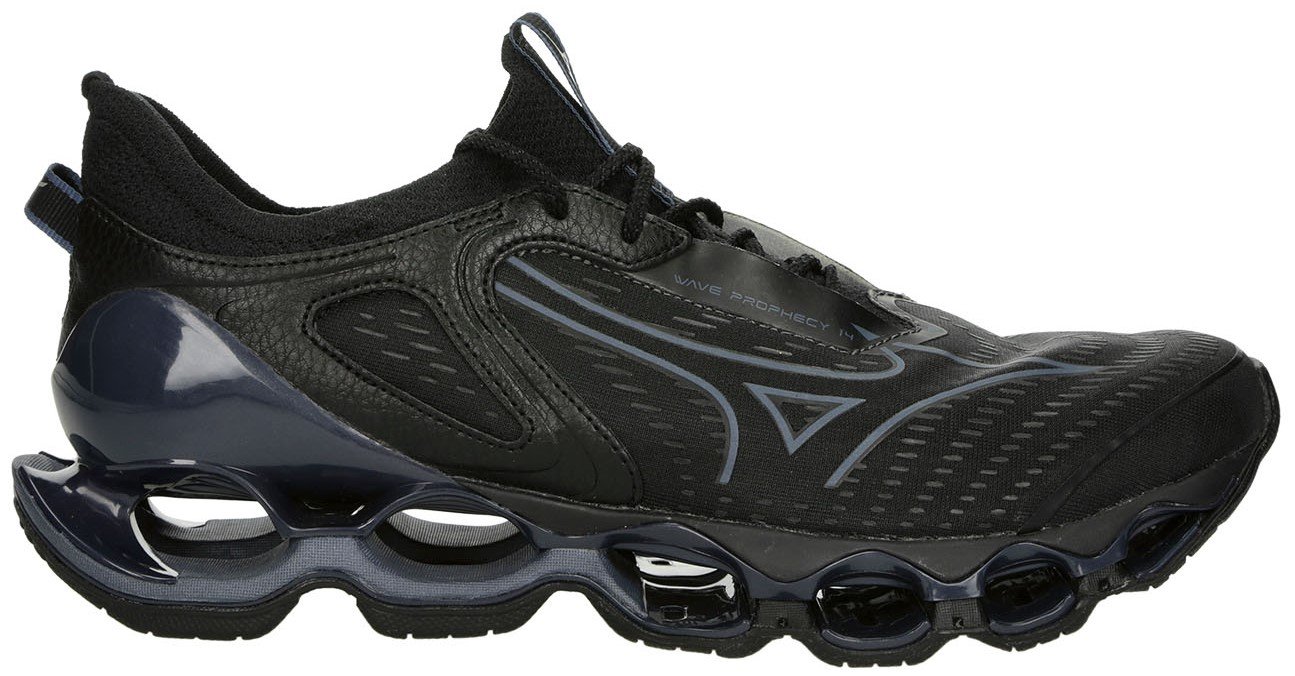 Mizuno Кроссовки Mizuno Wave Prophecy 14 Black/Metallic Grey