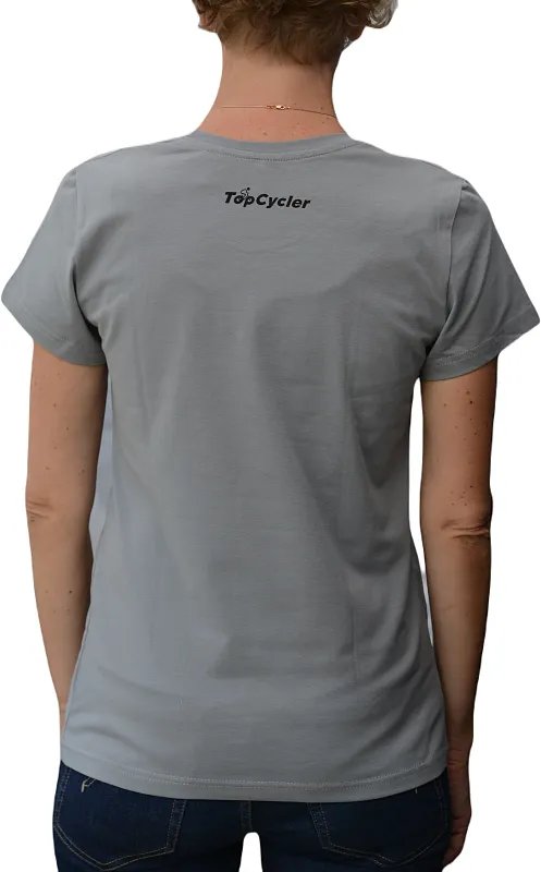 Футболка TopCycler WOM Le Velo grey