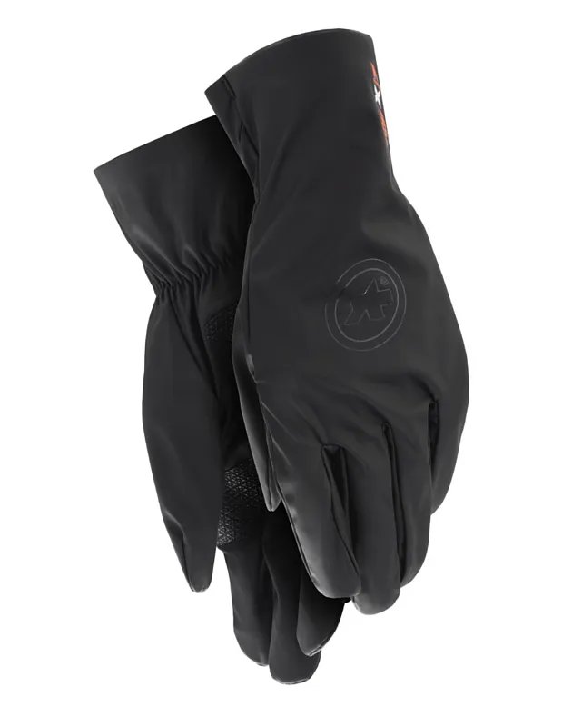велоперчатки assos rsr thermo rain shell gloves blackseries