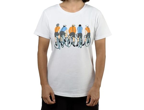 Футболка TopCycler WOM Cyclists Белая