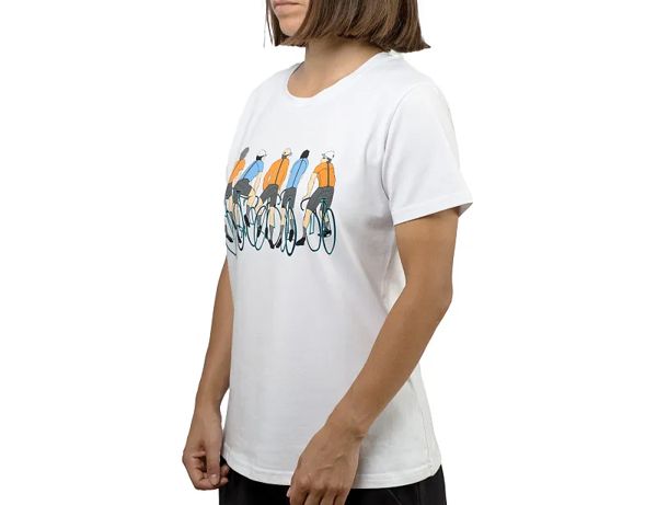 Футболка TopCycler WOM Cyclists Белая