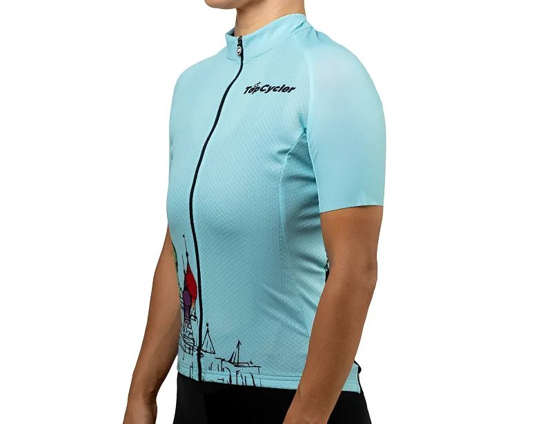 Джерси ASSOS WOM TopCycler СОБОР Бирюзовый