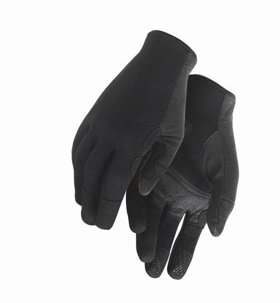 велоперчатки assos trail ff gloves blackseries