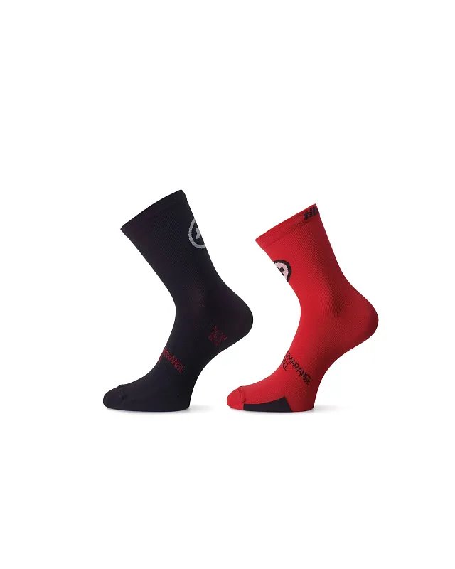 Носки ASSOS tiburuSock_evo8 / twin pack national Red