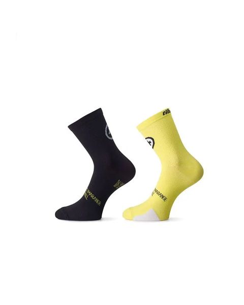 Носки ASSOS tiburuSock_evo8 / twin pack volt Yellow