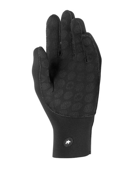 велоперчатки assos raingloves evo7 blackseries