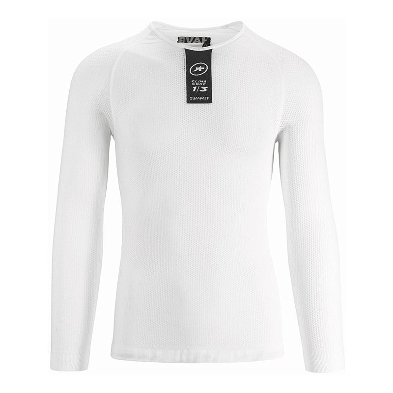 Термомайка ASSOS Skinfoil LS Summer Base Layer holy White