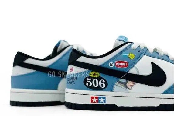 NIKE SB DUNK LOW RETRO JACKMAN WHEELS.Кроссовки