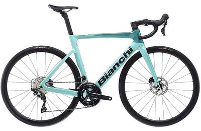 Велосипед шоссе Bianchi Oltre Race Shimano 105 Disc 12sp (metallic celeste)