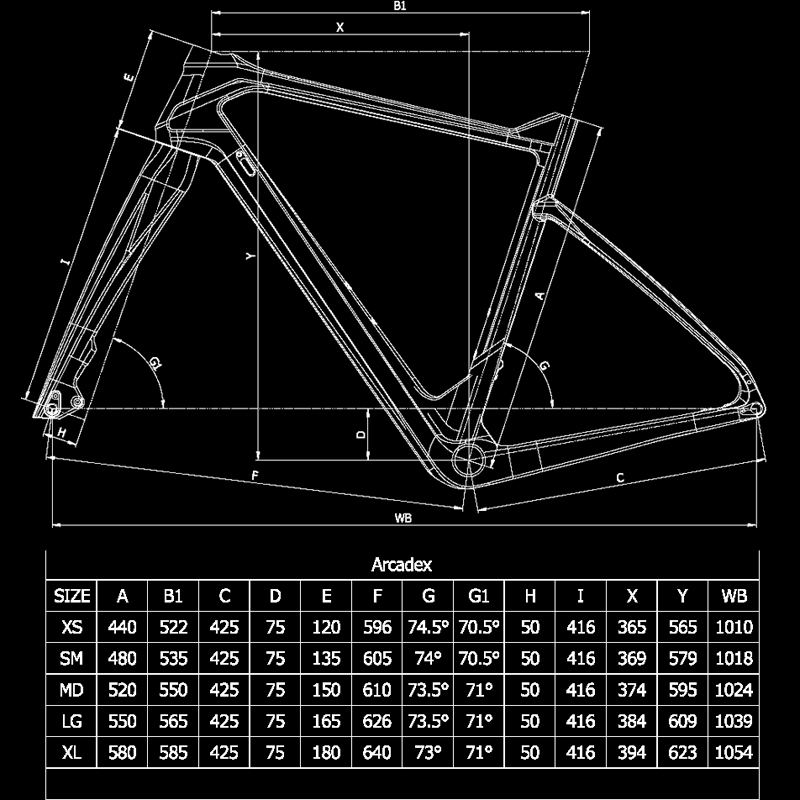 Велосипед гравел Bianchi Arcadex GRX 600 11s (celeste)