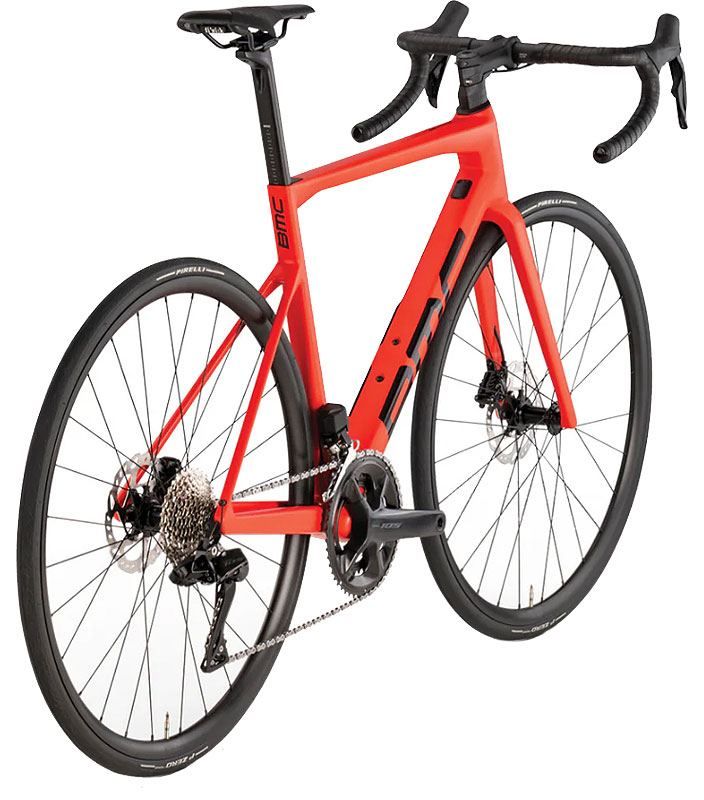 Велосипед шоссе BMC Teammachine SLR TREE Shimano 105 Di2 12sp (neon red)