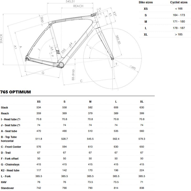 Рама шоссе LOOK 765 Optimum Disc (black glossy)