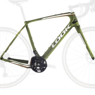 Рама гравел LOOK 765 Gravel Disc (green mat white logo)