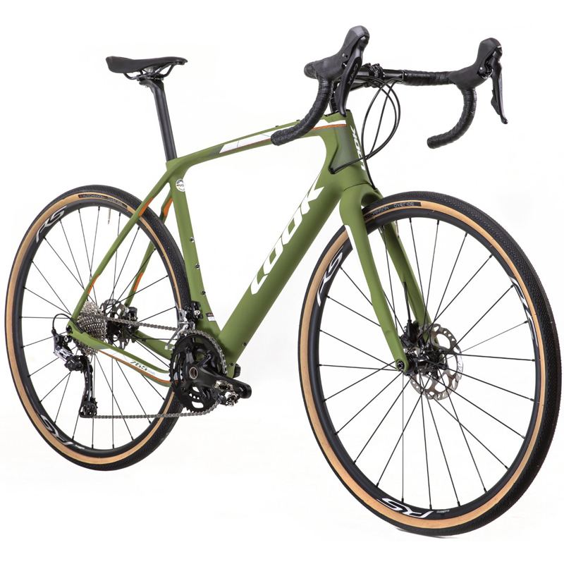 Рама гравел LOOK 765 Gravel Disc (green mat white logo)