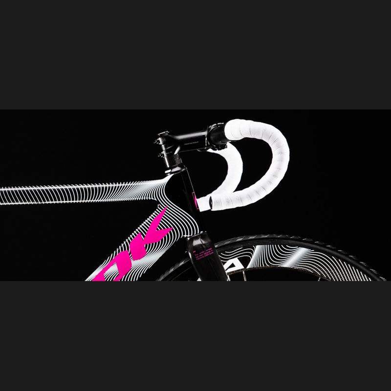 Рама трек LOOK 875 Madison RS Fix Team Crit (Black Pink)