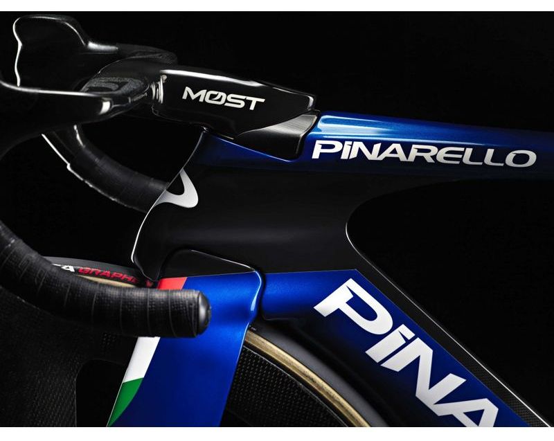 Рама трек Pinarello Maat Italia - S (A502 Italia) руль в комплекте