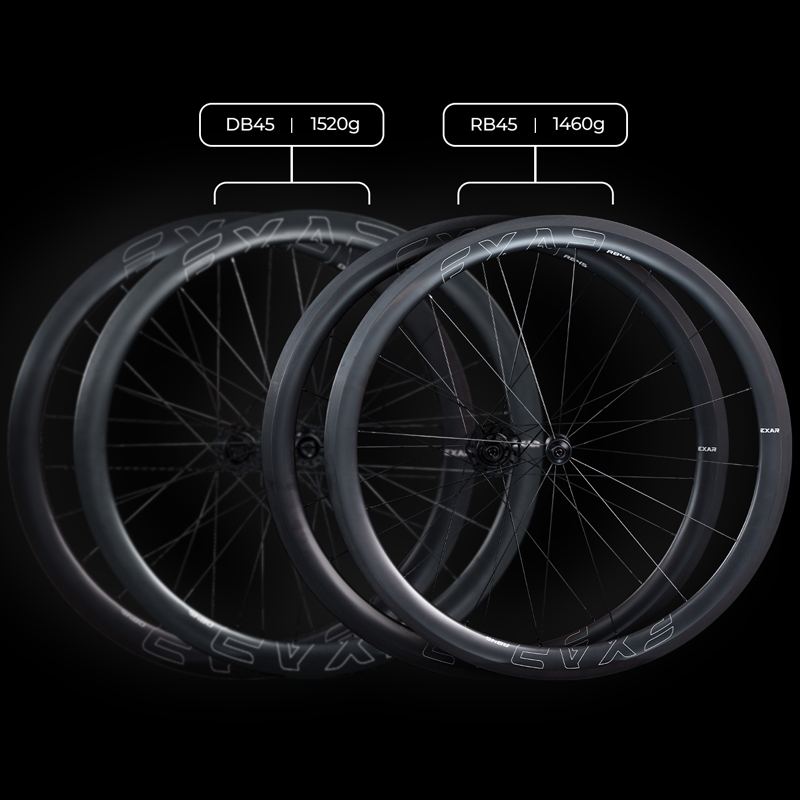 Колеса комплект 28" Exar DB45 Clincher Disc Brake