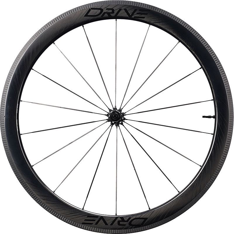 Колеса комплект 28" Elitewheels Drive 50V Carbon Rim Brake (glossy marbl-black)