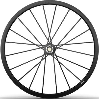 Колесо переднее 28" Lightweight Gipfelsturm Schwarz Edition TUB 20 spokes Ceramic