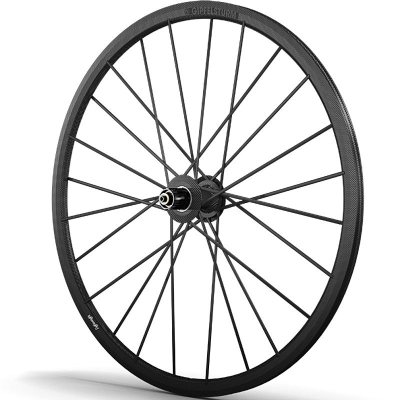Колесо заднее 28" Lightweight Gipfelsturm Schwarz Edition TUB 24 spokes Ceramic