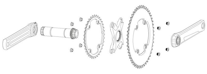 Паук Rotor Spider Road Direct Mount BCD 110x4