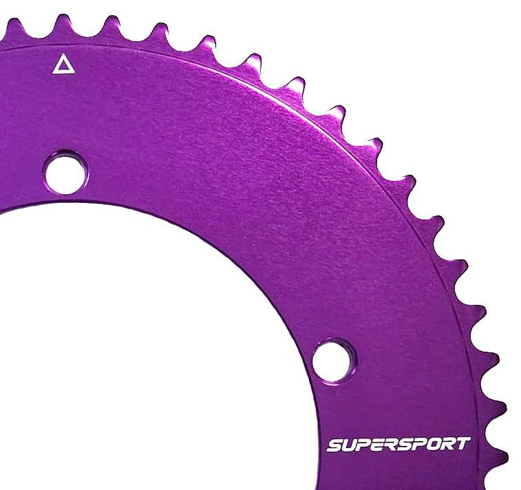 Звезда передняя трек Raketa Supersport BCD 144x5 1/8" (purple)