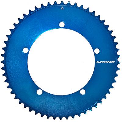 Звезда передняя трек Raketa Supersport BCD 144x5 1/8" (blue)