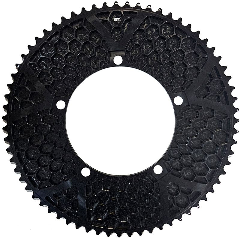 Звезда передняя трек Raketa Supersport Sprint Extra Strong BCD 144x5 1/8" (black)