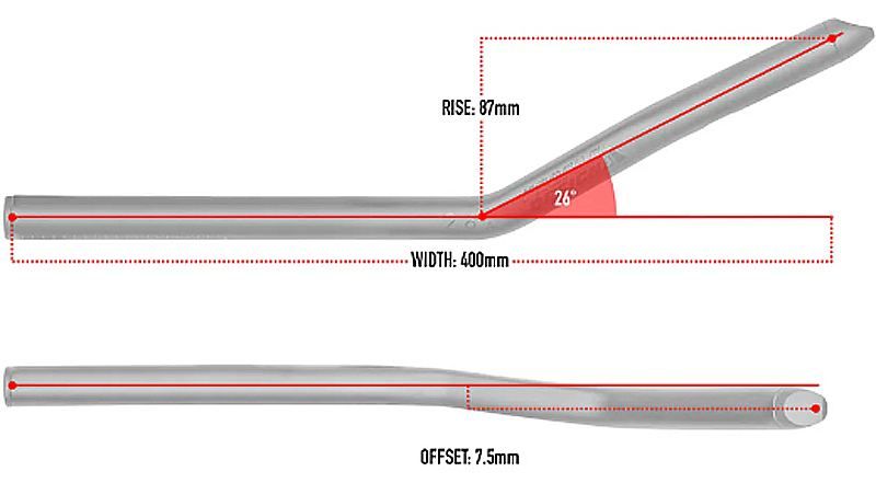 Рожки для аэро руля Profile Design 26A Aerobar Extension