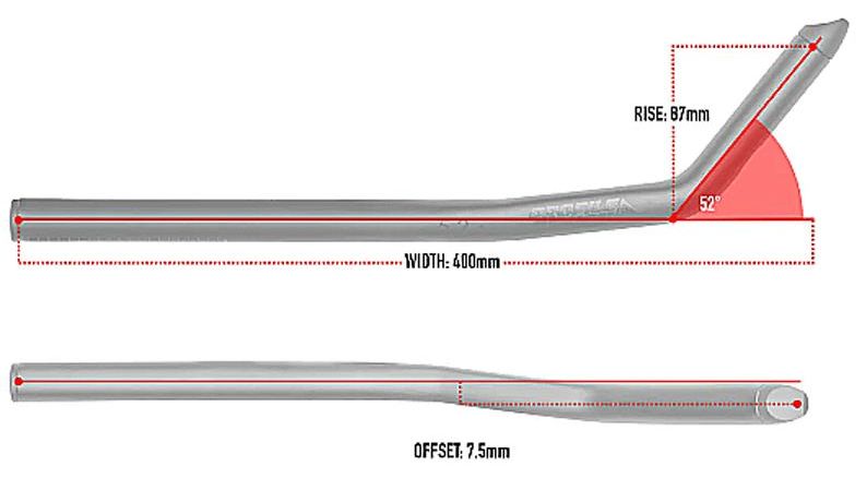 Рожки для аэро руля Profile Design 52A Aerobar Extension