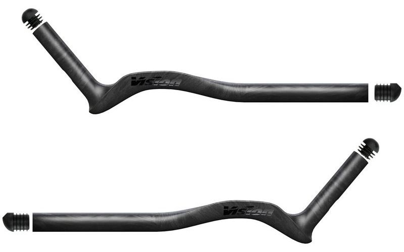 Рожки для аэро руля FSA Vision Speed Extension J-Bend Carbon