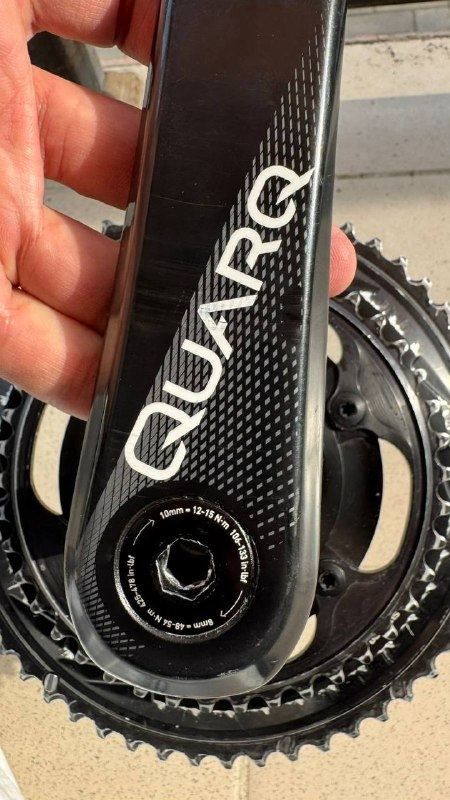 QUARQ МОЩЕМЕР С ШАТУНАМИ 170 И ЗВЕЗДОЙ SHIMANO DURA ACE 11S 55-42 MX