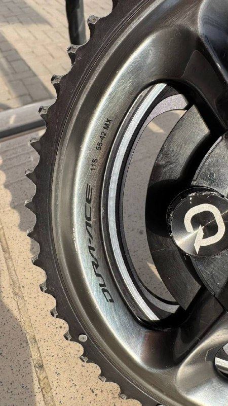 QUARQ МОЩЕМЕР С ШАТУНАМИ 170 И ЗВЕЗДОЙ SHIMANO DURA ACE 11S 55-42 MX