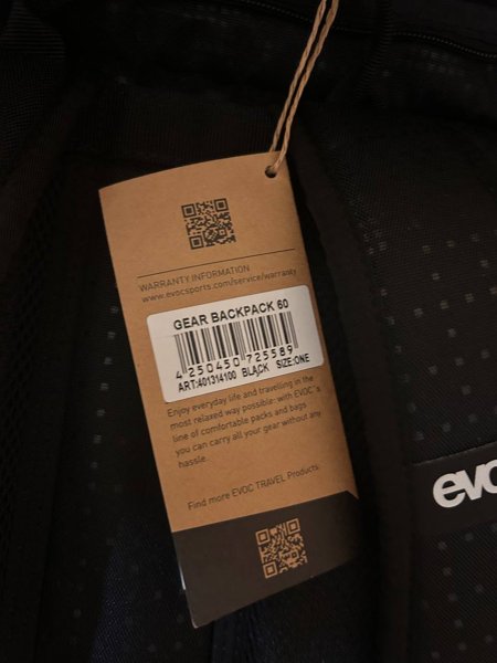 EVOC GEAR BACKPACK